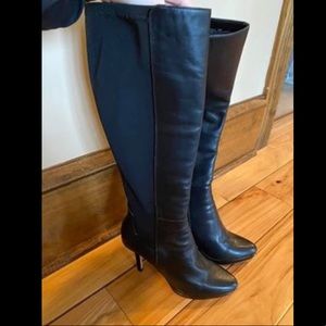 White House Black Market Knee High Heeled Boots